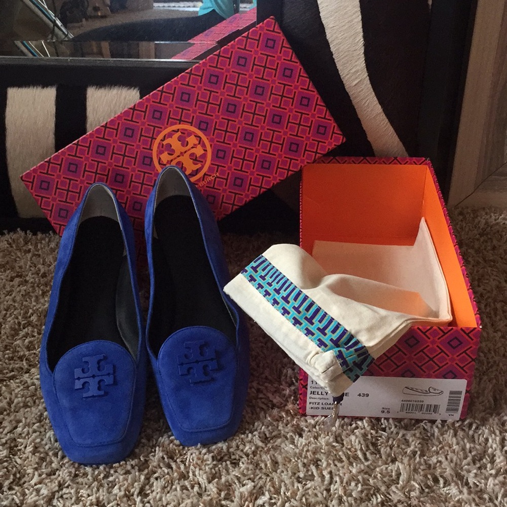 Suede Tory Burch flats